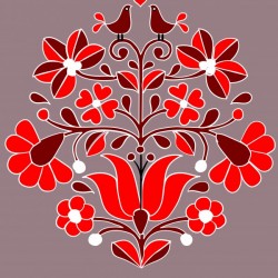 hungarian bird pattern